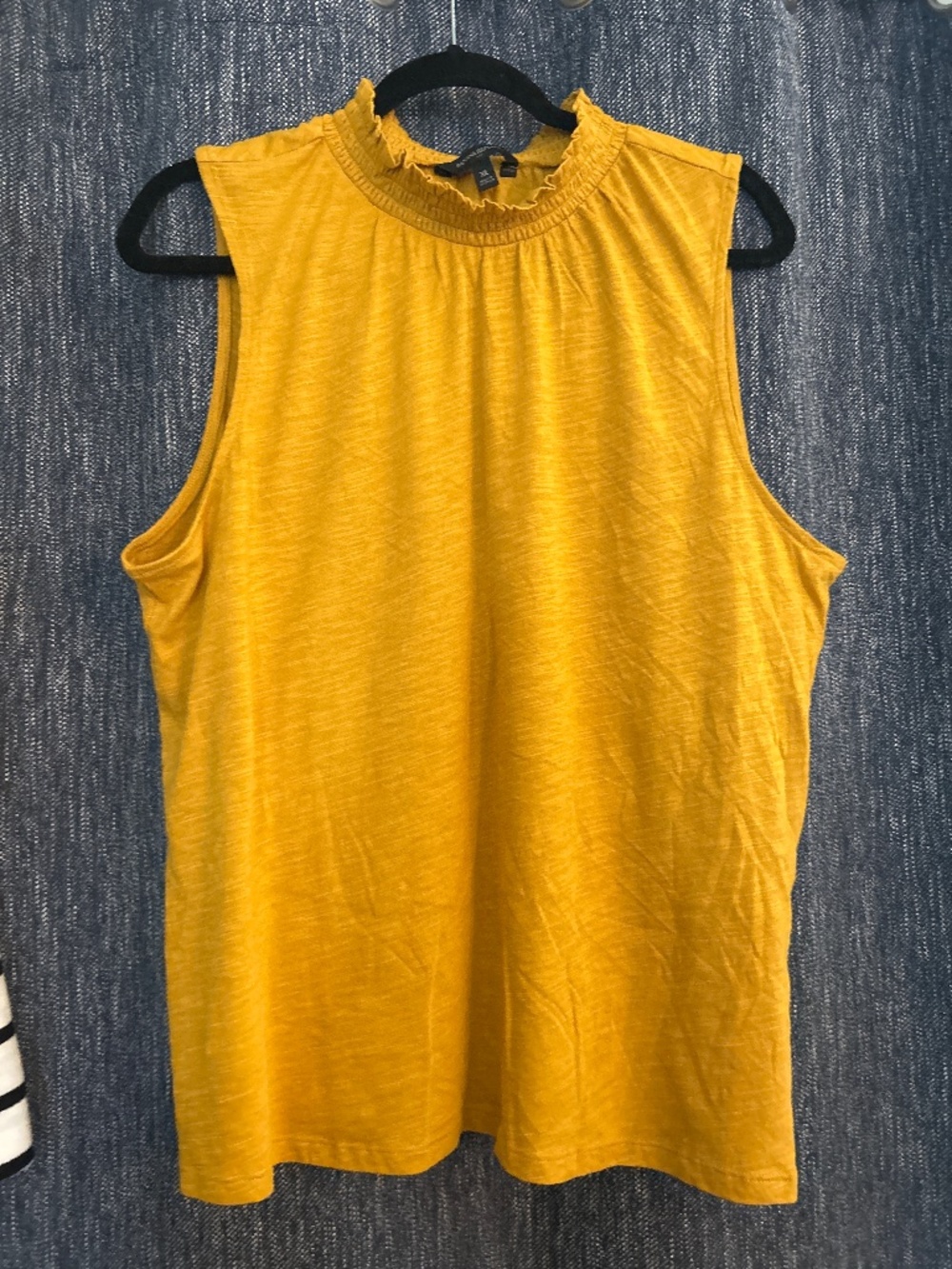 Banana republic top mustard, yellow